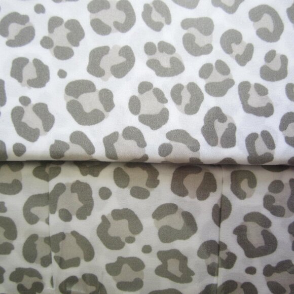 Juicy Couture Queen Sheet Set Animal Print Grey White - Picture 2 of 5